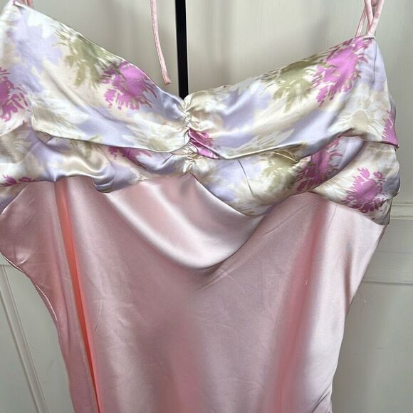 Princess Polly ALLERY MINI DRESS PINK Floral Size 10 Nwot - Picture 4 of 9